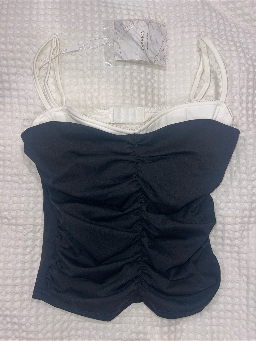 NWT Y2k Crop Corset Tank Top - Picture 4 of 5